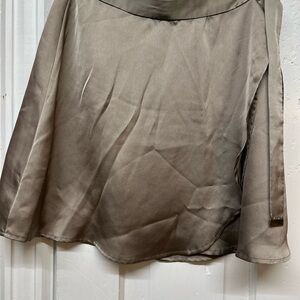 Elegant Champagne wrap Skirt